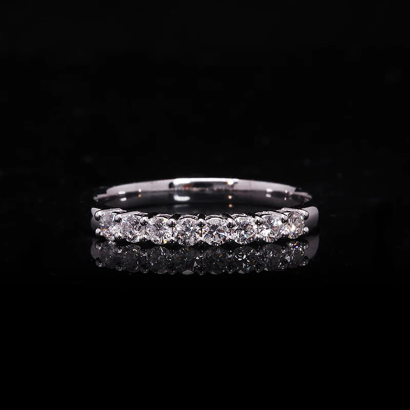 14k White Gold Round Diamond  Ring