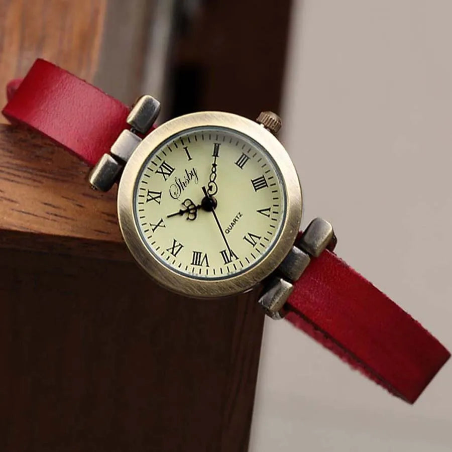 Leather Female Watch