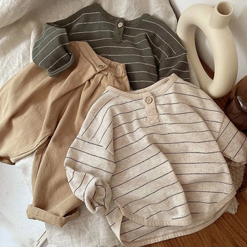 Fashion Striped Print Kids Baby Clothes