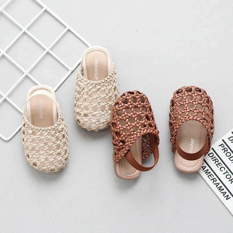 Baby Girls Shoes Braided Sandals