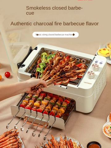 Skewers Machine Automatic Rotating Household Barbecue Machine