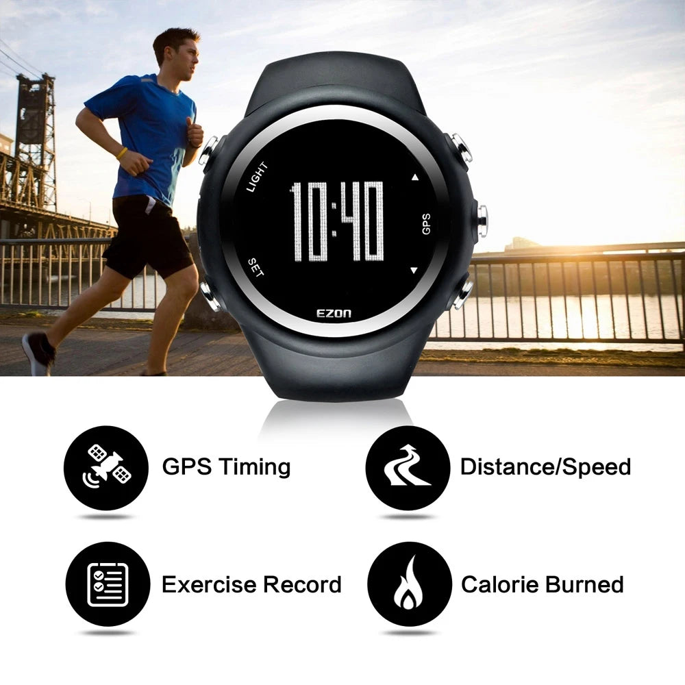 Rechargeable GPS Timing Watch