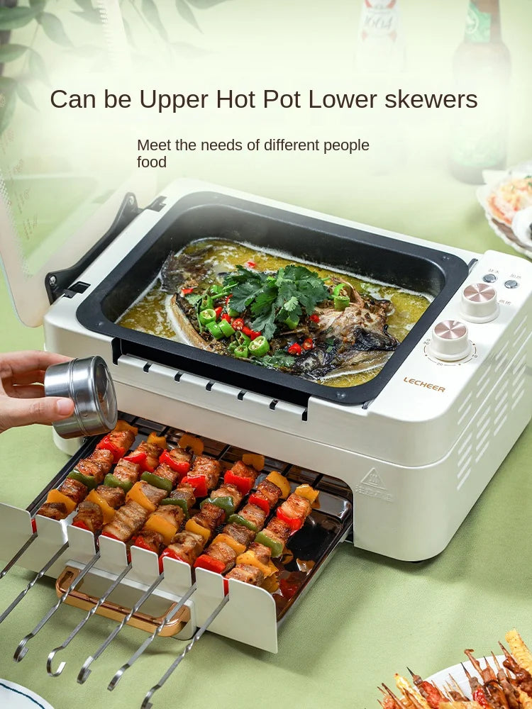 Skewers Machine Automatic Rotating Household Barbecue Machine