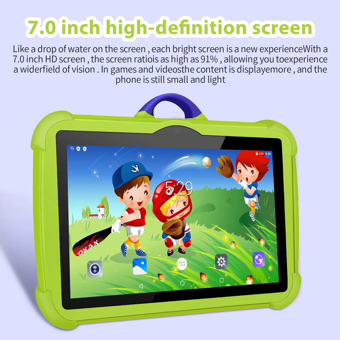 2024 New 5G WiFi 7 Inch Google Tablet For Children